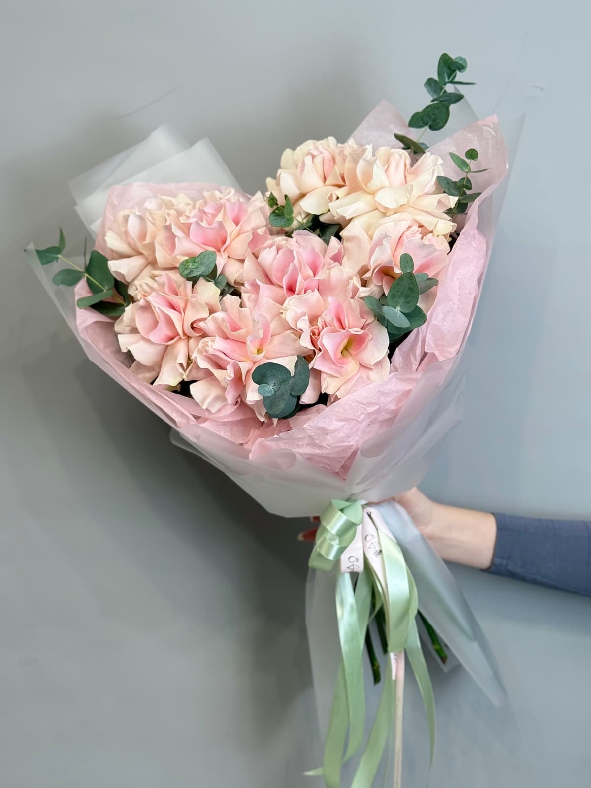 Букет "Розовый пирог" (9)