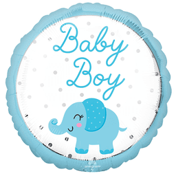 А 18"/45 см BABY BOY Слоник голубой