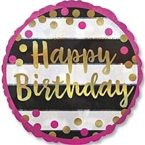 A 18" HB Полосы черн-белые