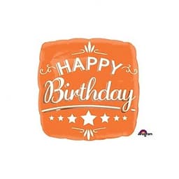 A 18" HB Звезды на оранжевом квадрате S40