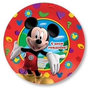 A 18" Рус Микки С Днем Рождения S60 A 18" Рус Микки С Днем Рождения S60