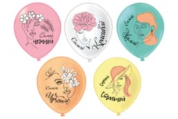 Б 12"/ 30 см шелк Образ! 5 дизайнов