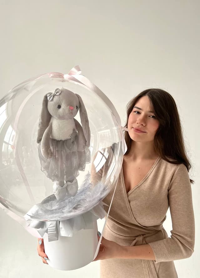 Баблс с игрушкой в шляпной коробке «Волшебный зайка» Баблс с игрушкой в шляпной коробке «Волшебный зайка»