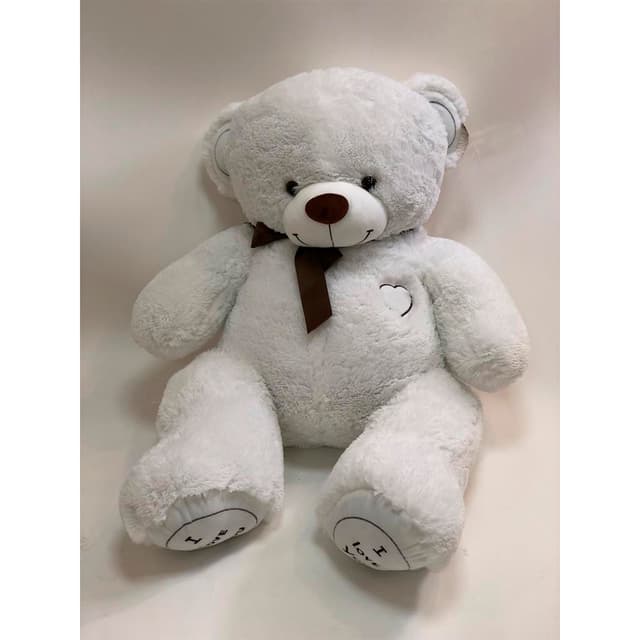 Большой плюшевый мишка Феликс белый 150 см Большой плюшевый мишка Феликс белый 150 см