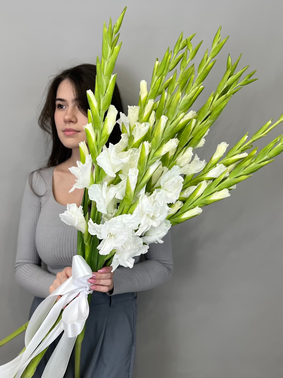 Букет 15 Гладиолусов