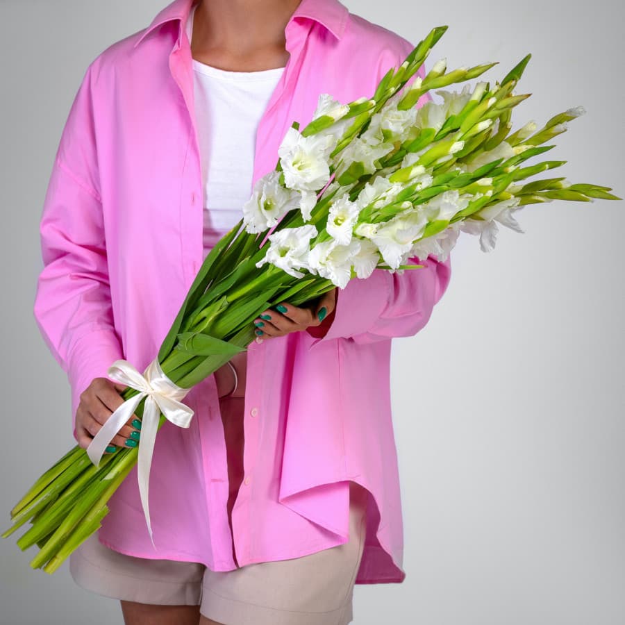 Букет 19 Гладиолусов