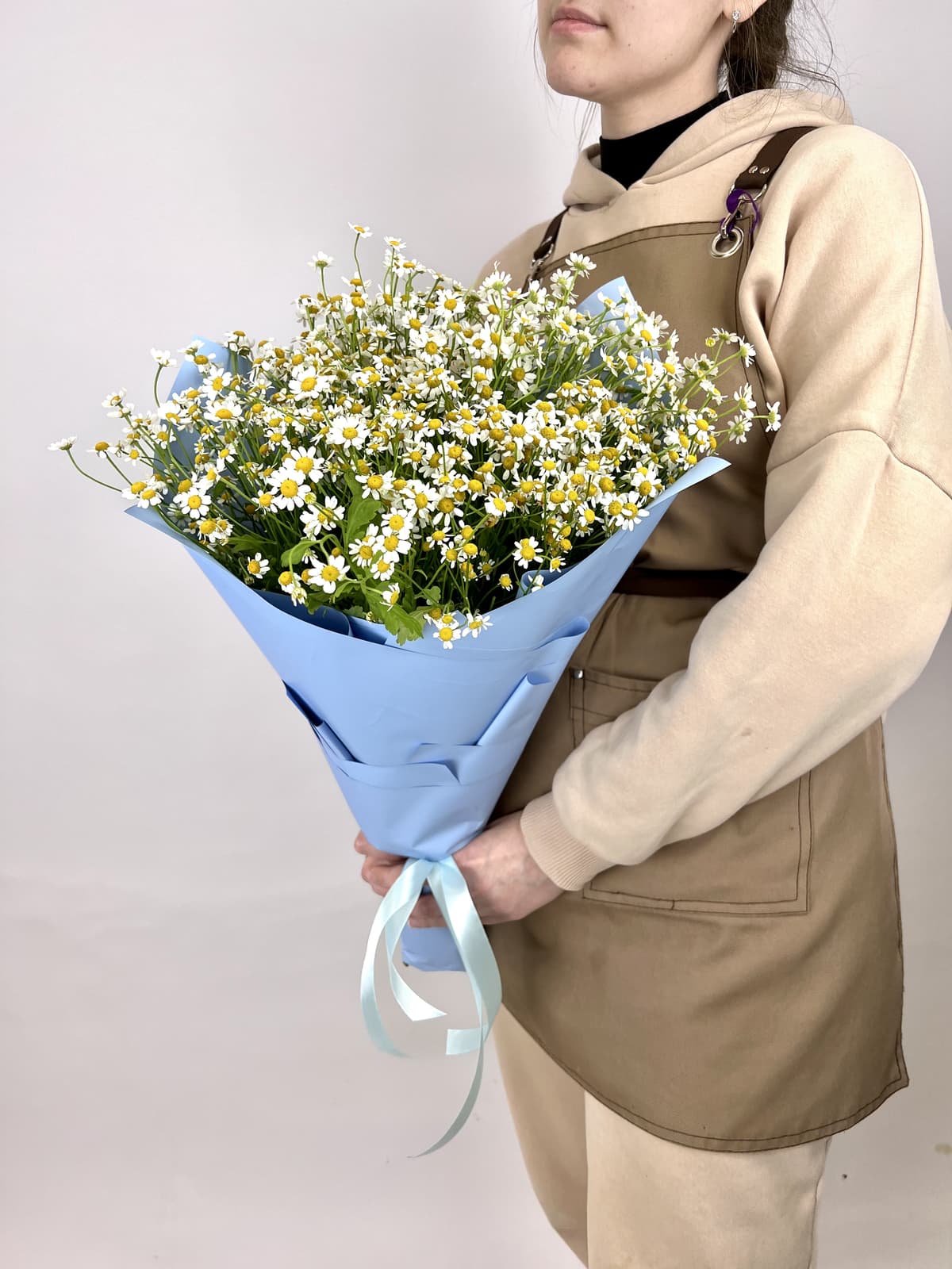 Шикарный букет 21 Кустовая Ромашка