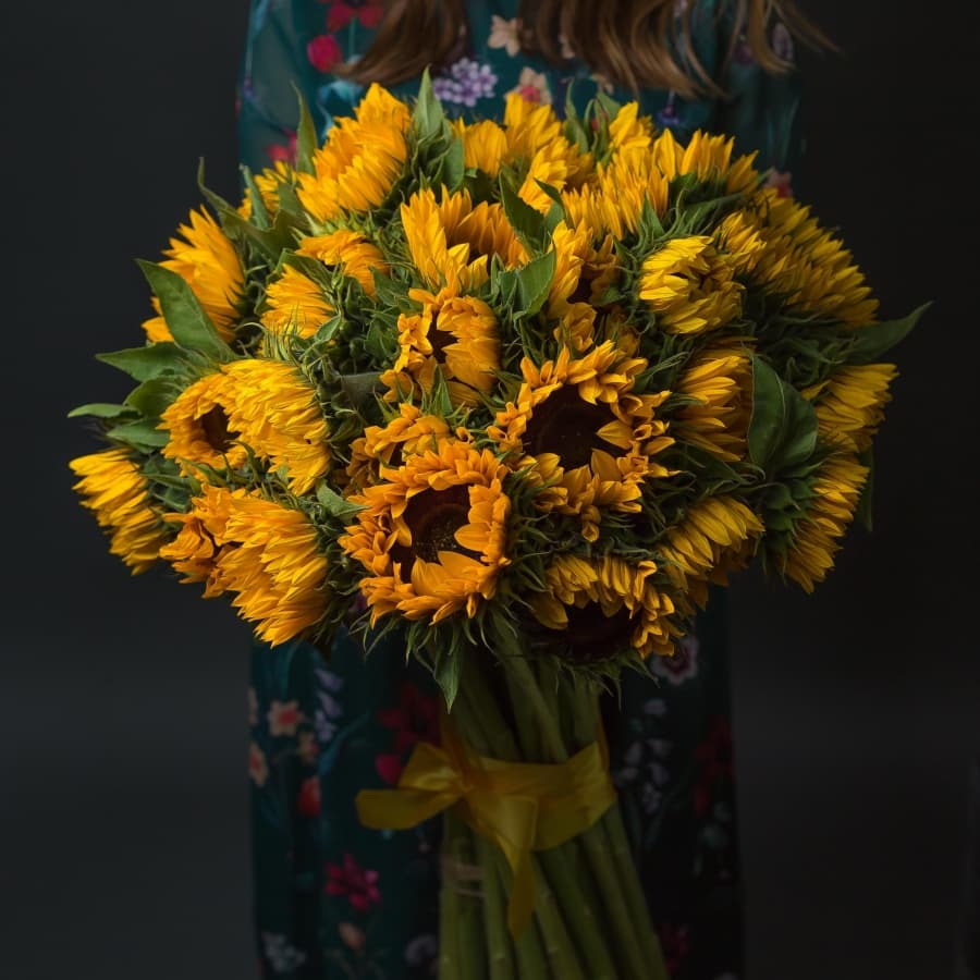 Букет 51 Подсолнух