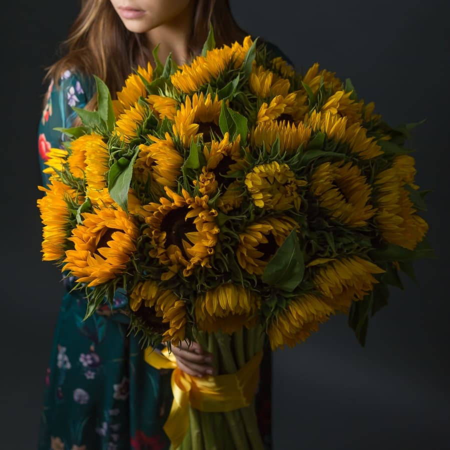 Букет 51 Подсолнух
