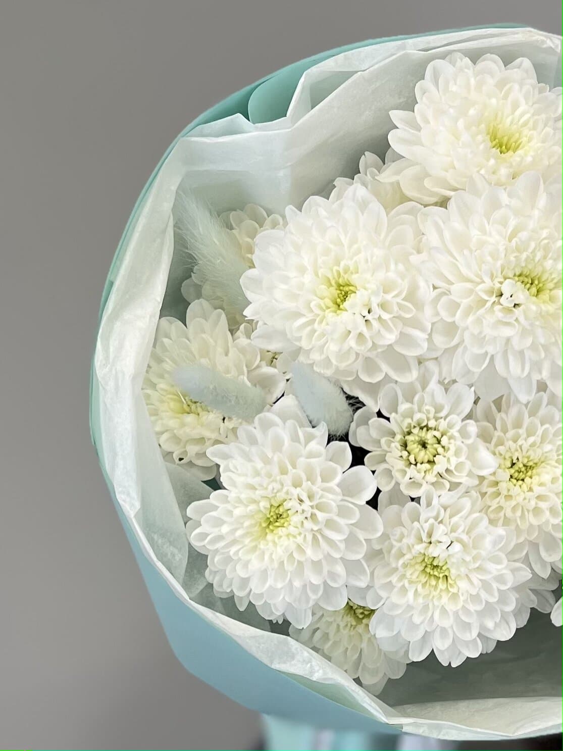 Стильный букет "Алтай аква"