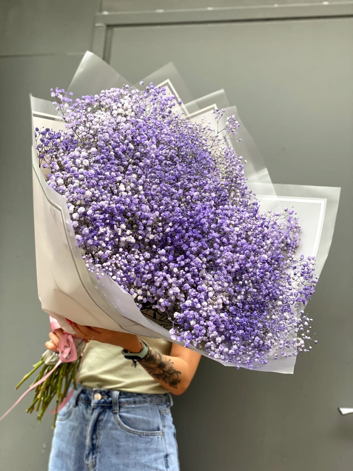 Стильный букет Colors of summer: lilac (L)