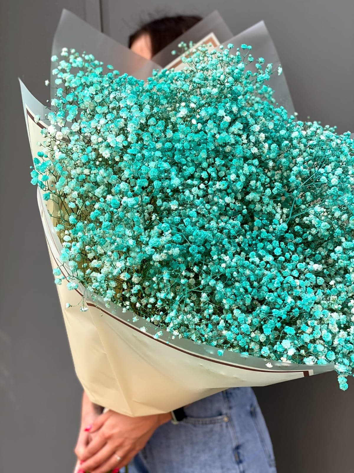 Дизайнерский букет Colors of summer: mint (M)