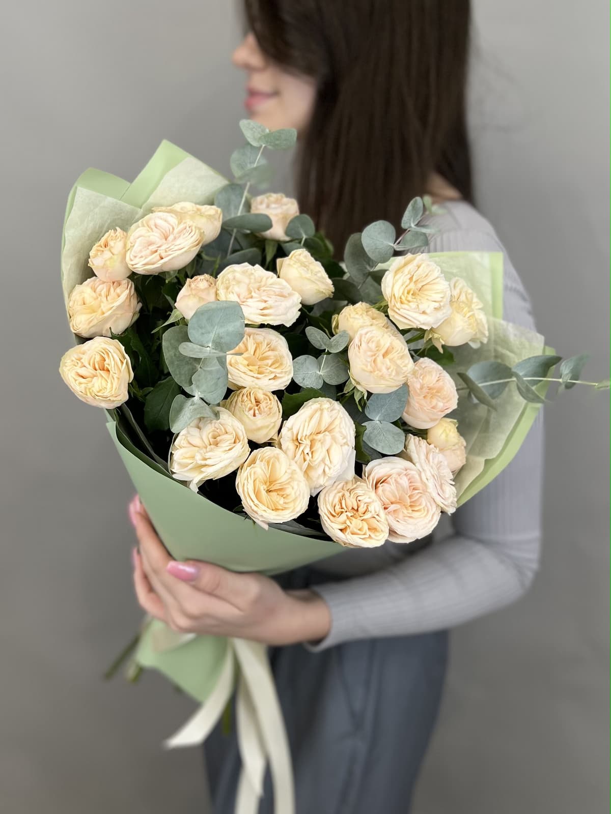 Праздничный букет "Cream"