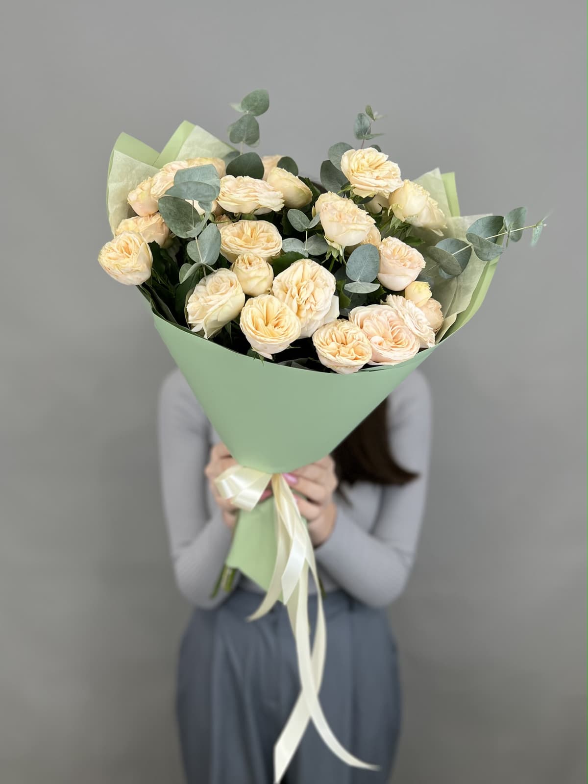 Праздничный букет "Крем"