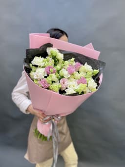 Праздничный букет "Эустомия" L