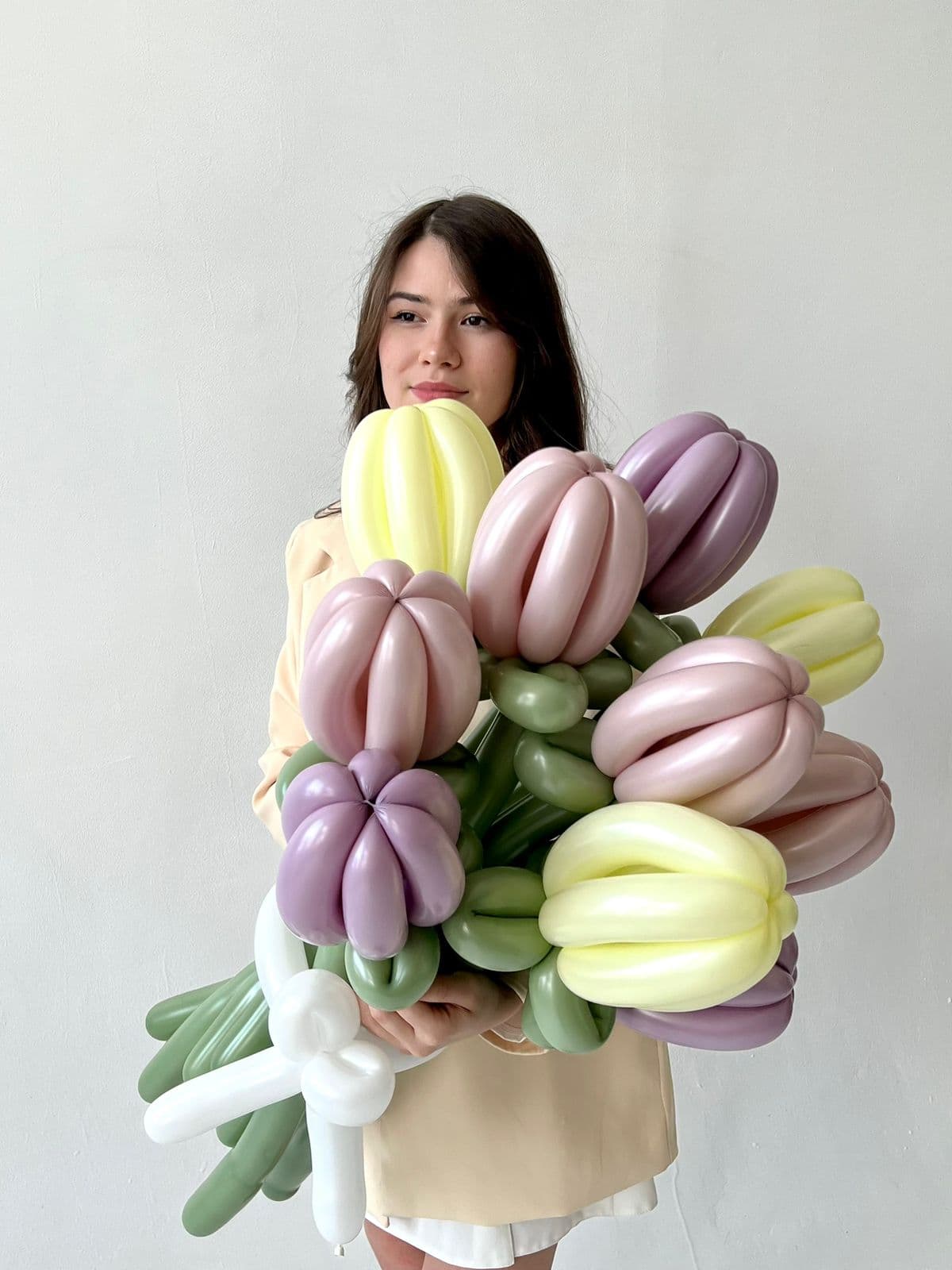 Букет из 11 тюльпанов из шаров