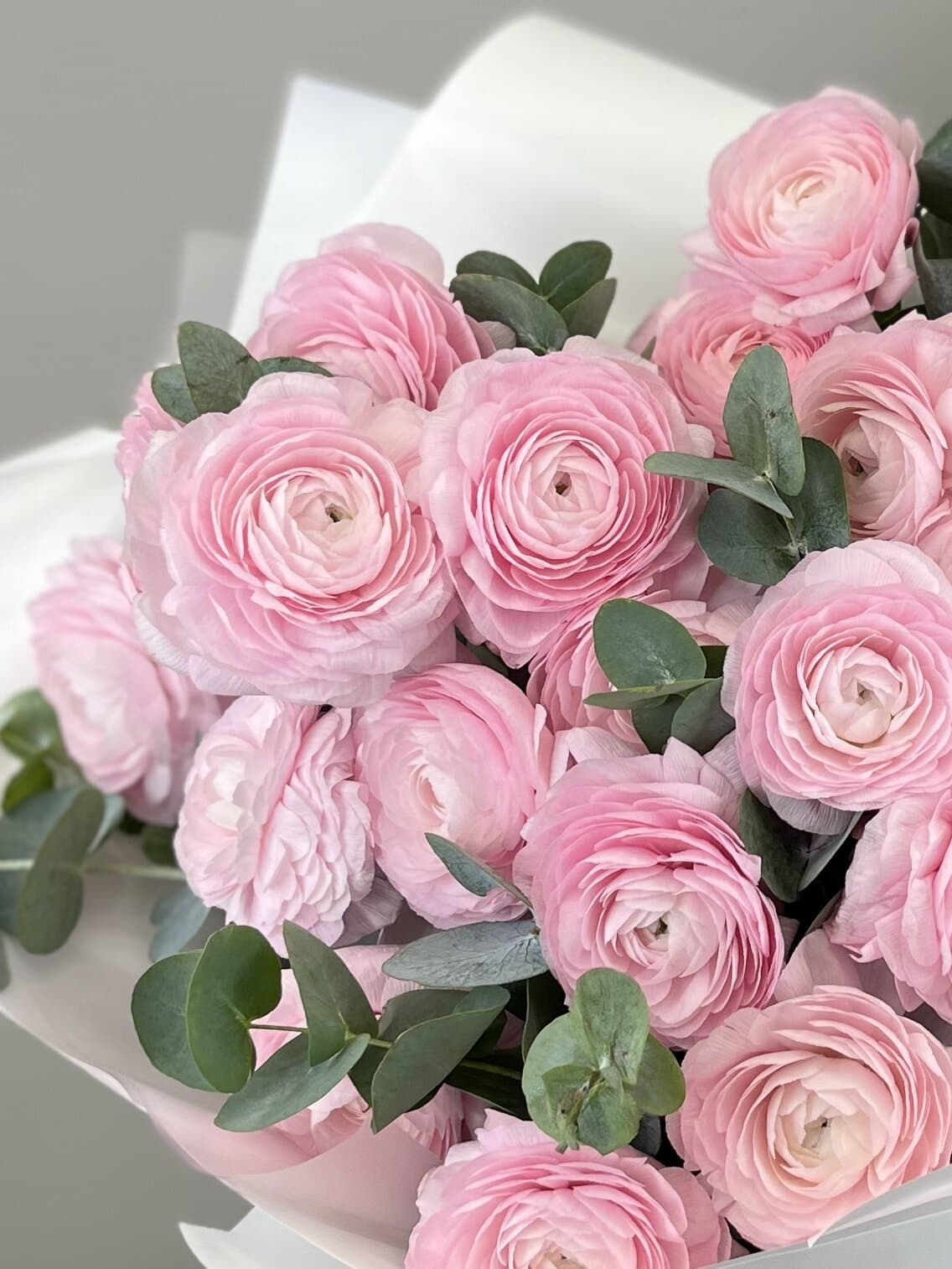 Букет из 15 ранункулюсов "Леди"