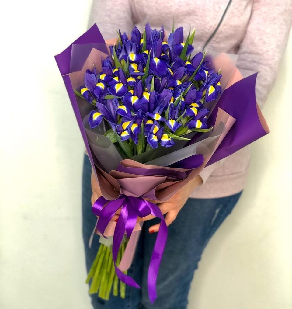 Букет из 25 ирисов Уфа