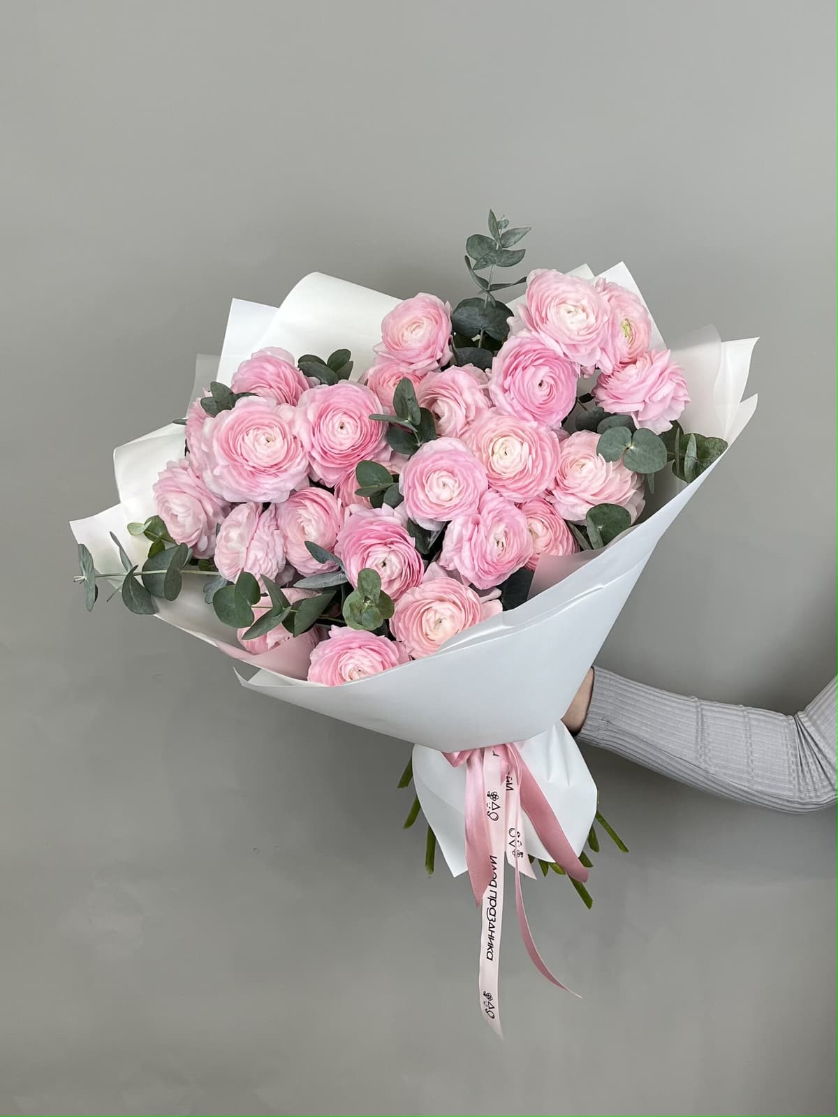 Букет из 25 ранункулюсов "Леди"