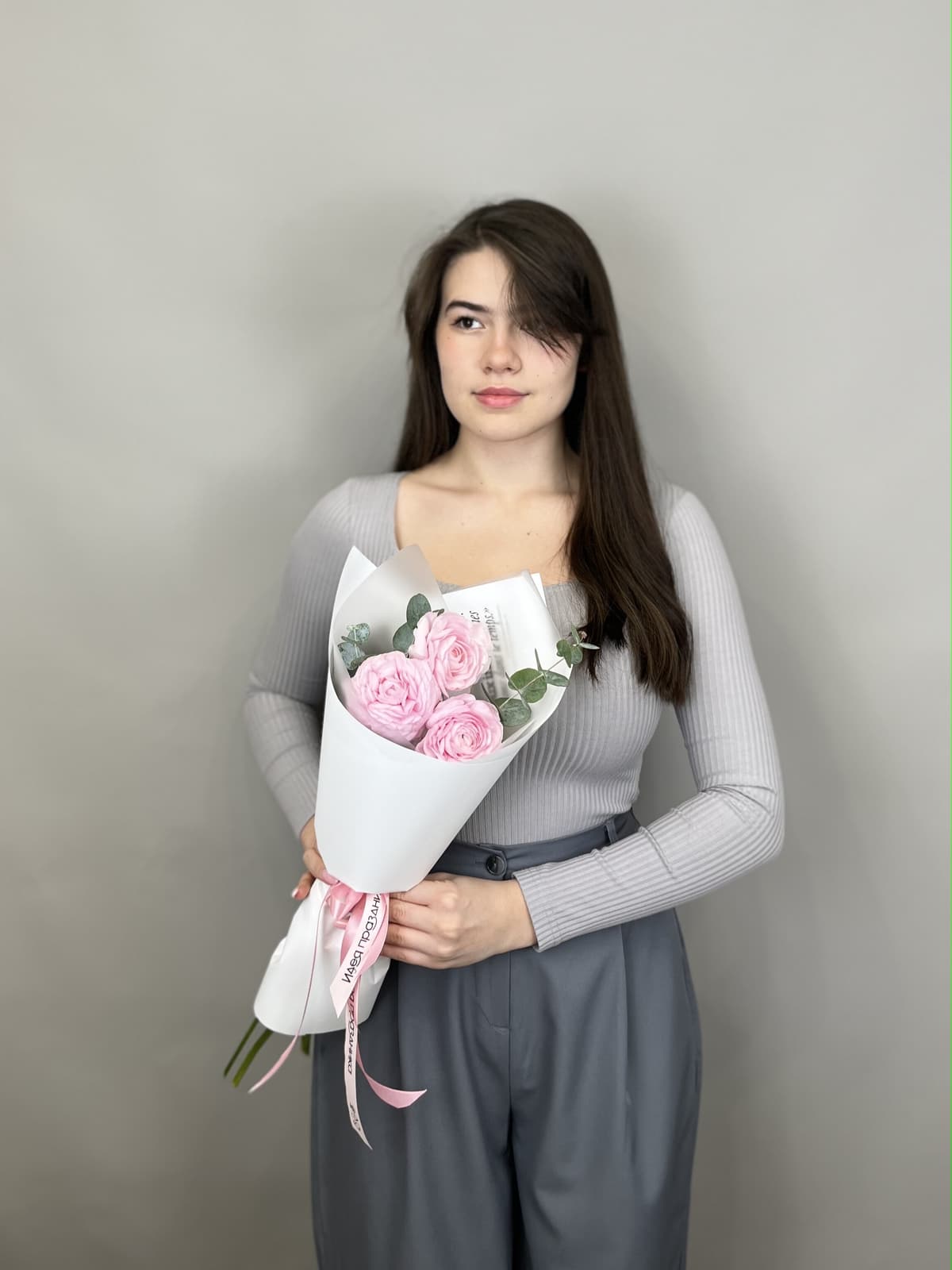 Букет из 3 ранункулюсов "Леди"