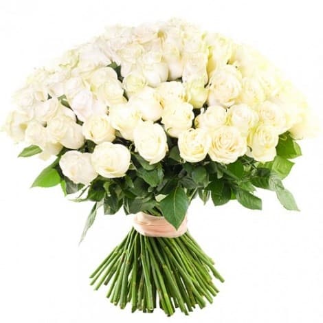 Букет из 75 роз 60 см