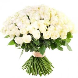 Букет из 75 роз 70 см