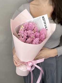 Букет из гиацинтов "Фондант" (15)