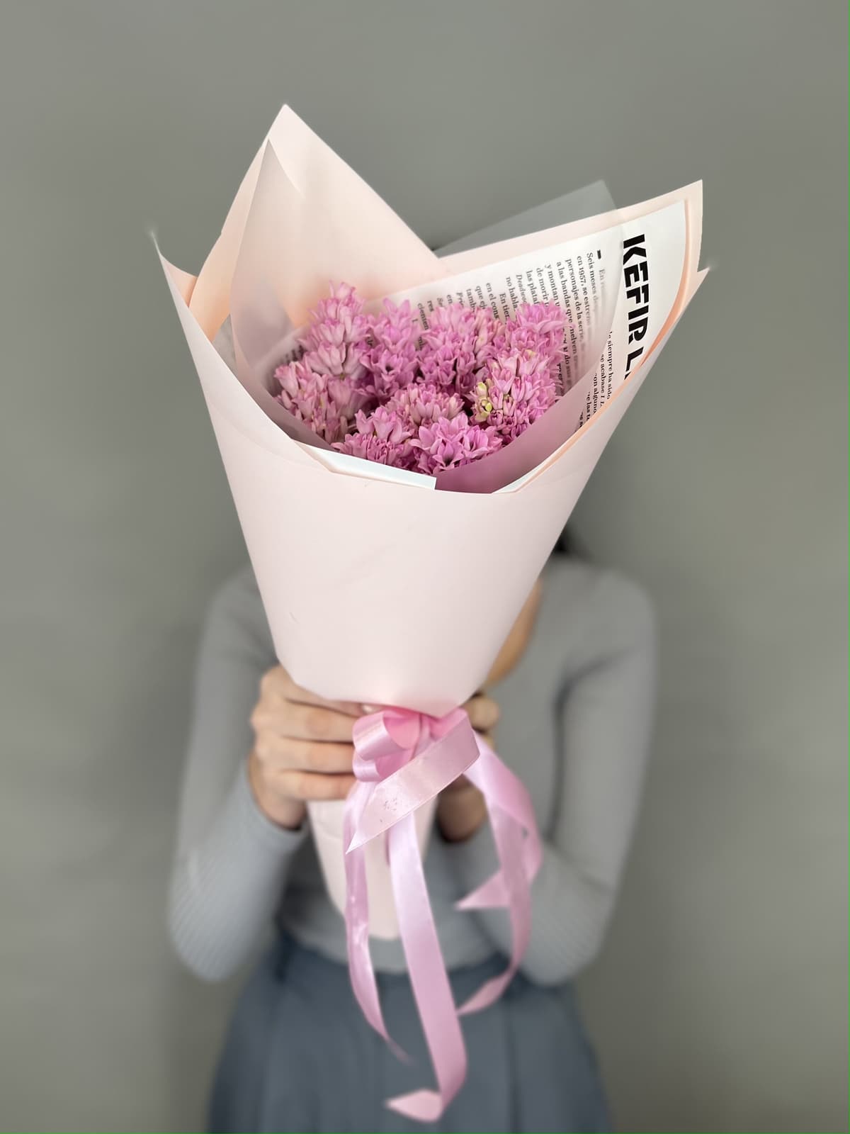 Букет из гиацинтов "Fondant" M Жукова