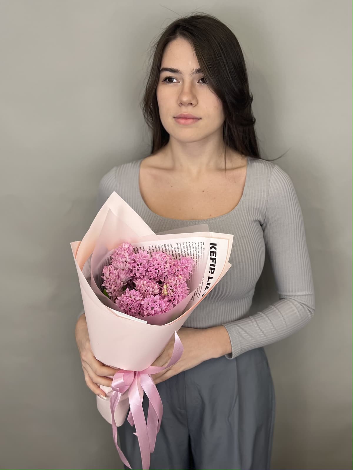 Букет из гиацинтов "Fondant" M Жукова