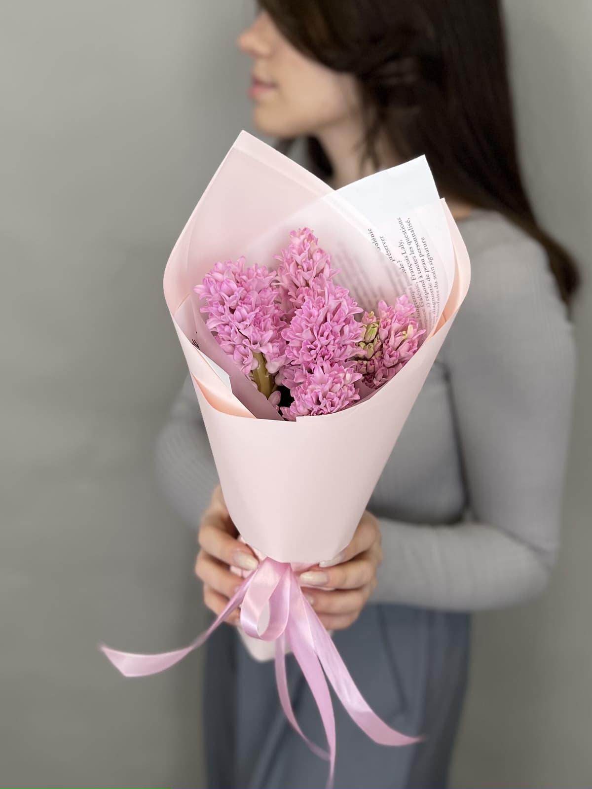 Букет из гиацинтов "Fondant" S