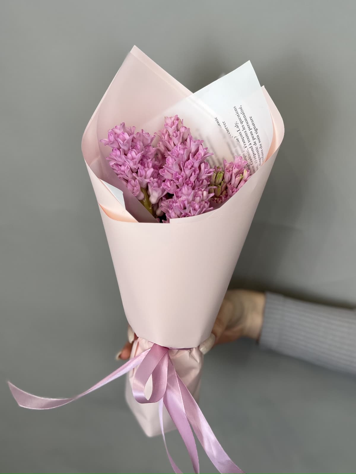 Букет из гиацинтов "Fondant" S