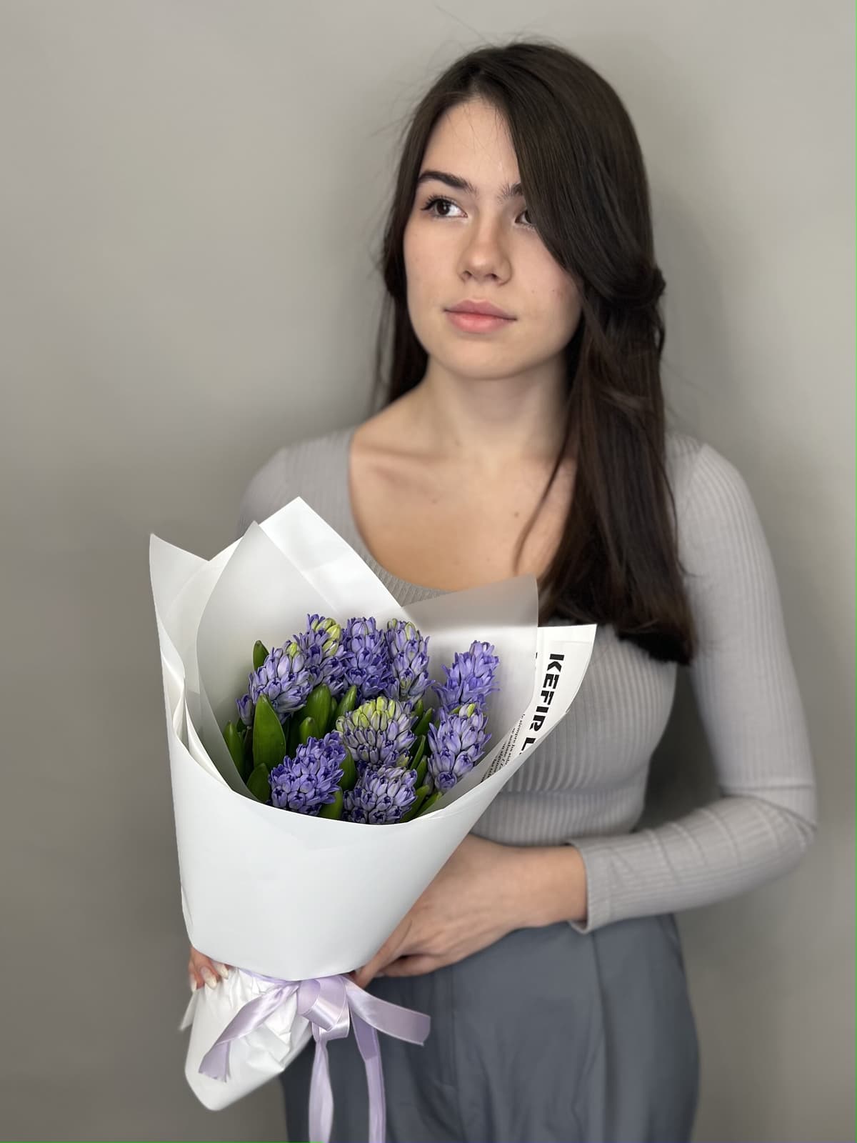 Букет из гиацинтов "Минос" (9)