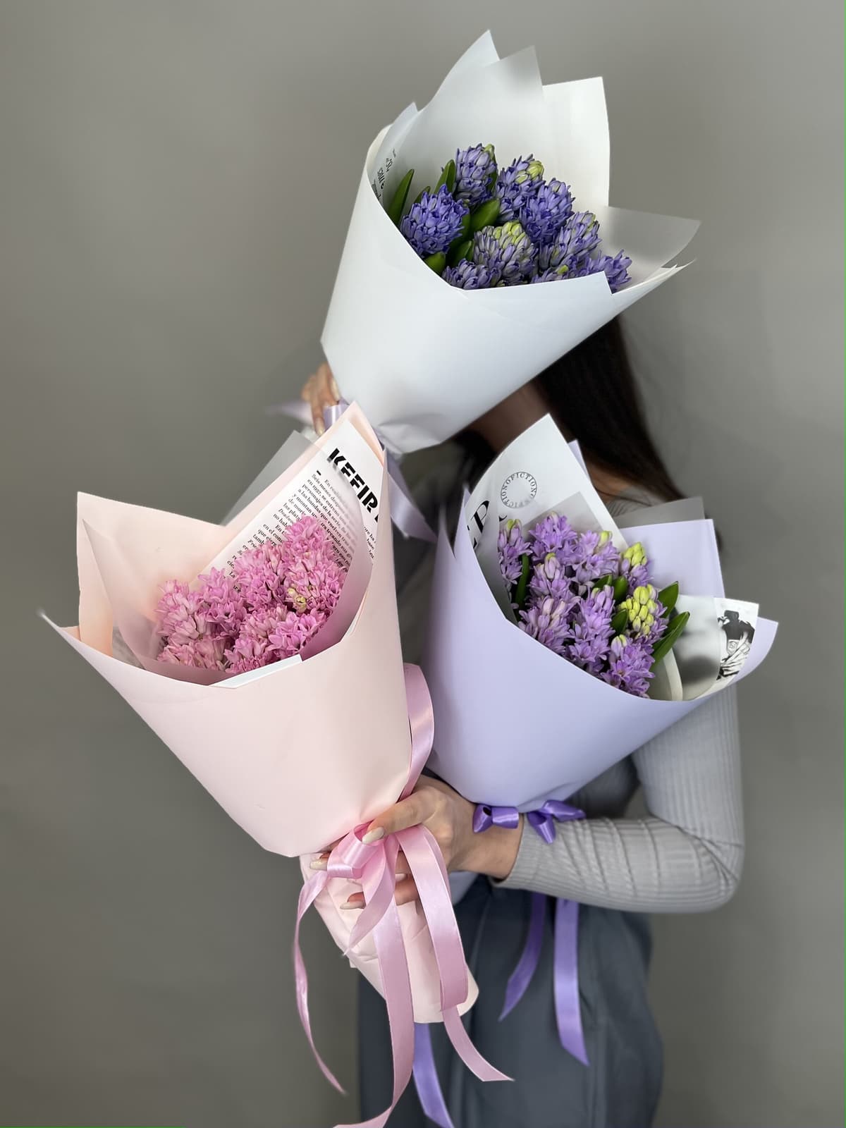 Букет из гиацинтов "Минос" (9)