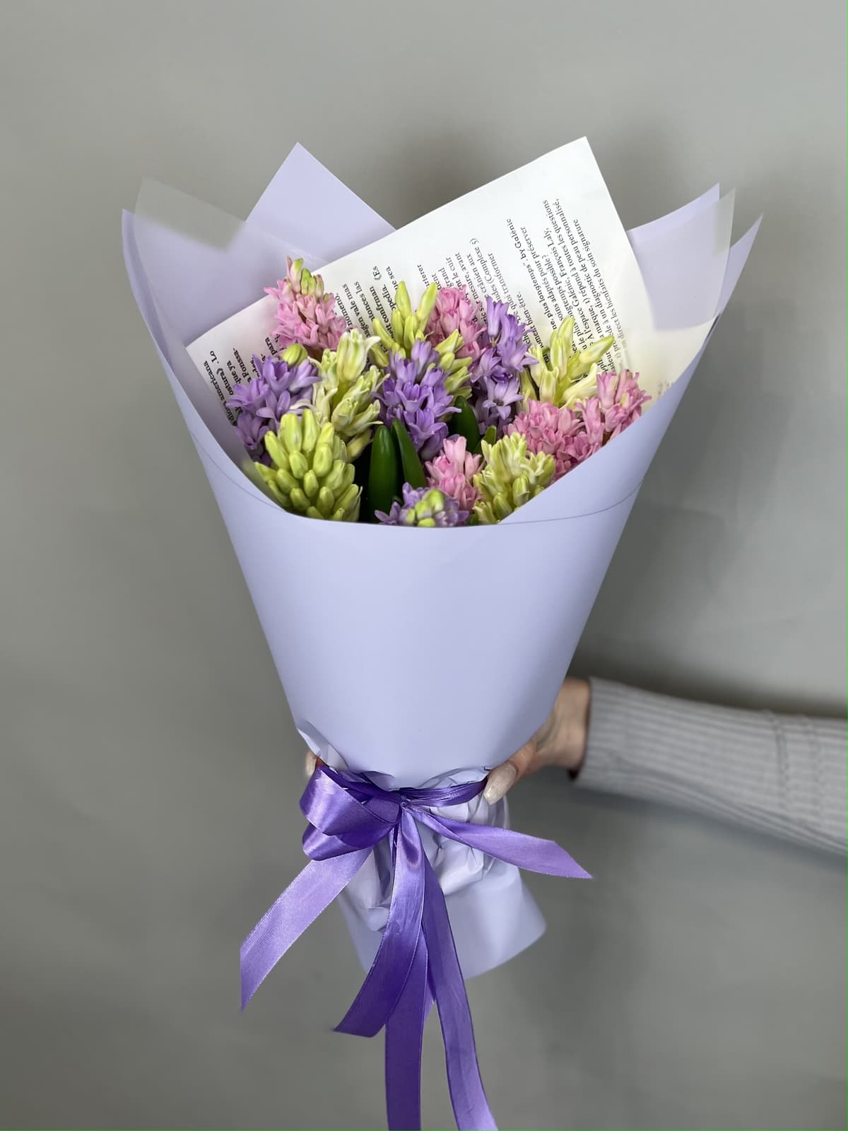 Букет из гиацинтов "Нежность" (15)