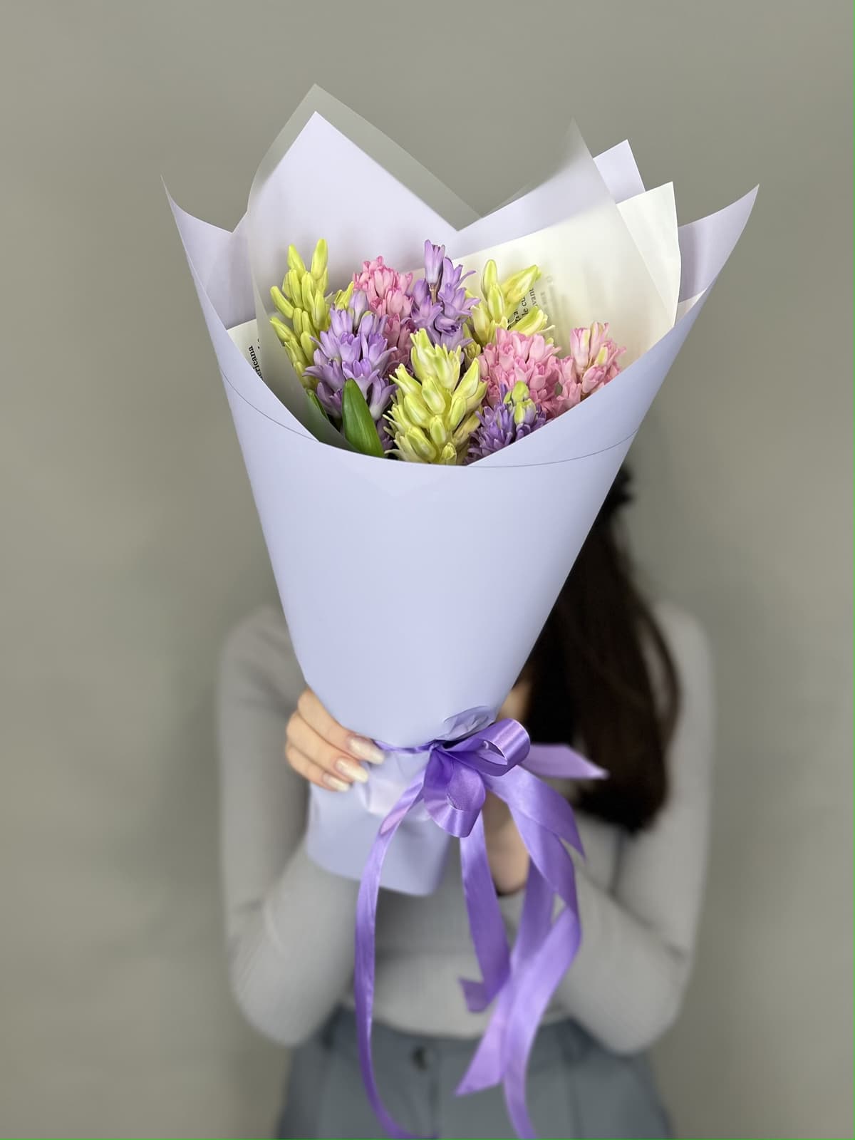 Букет из гиацинтов "Нежность" M