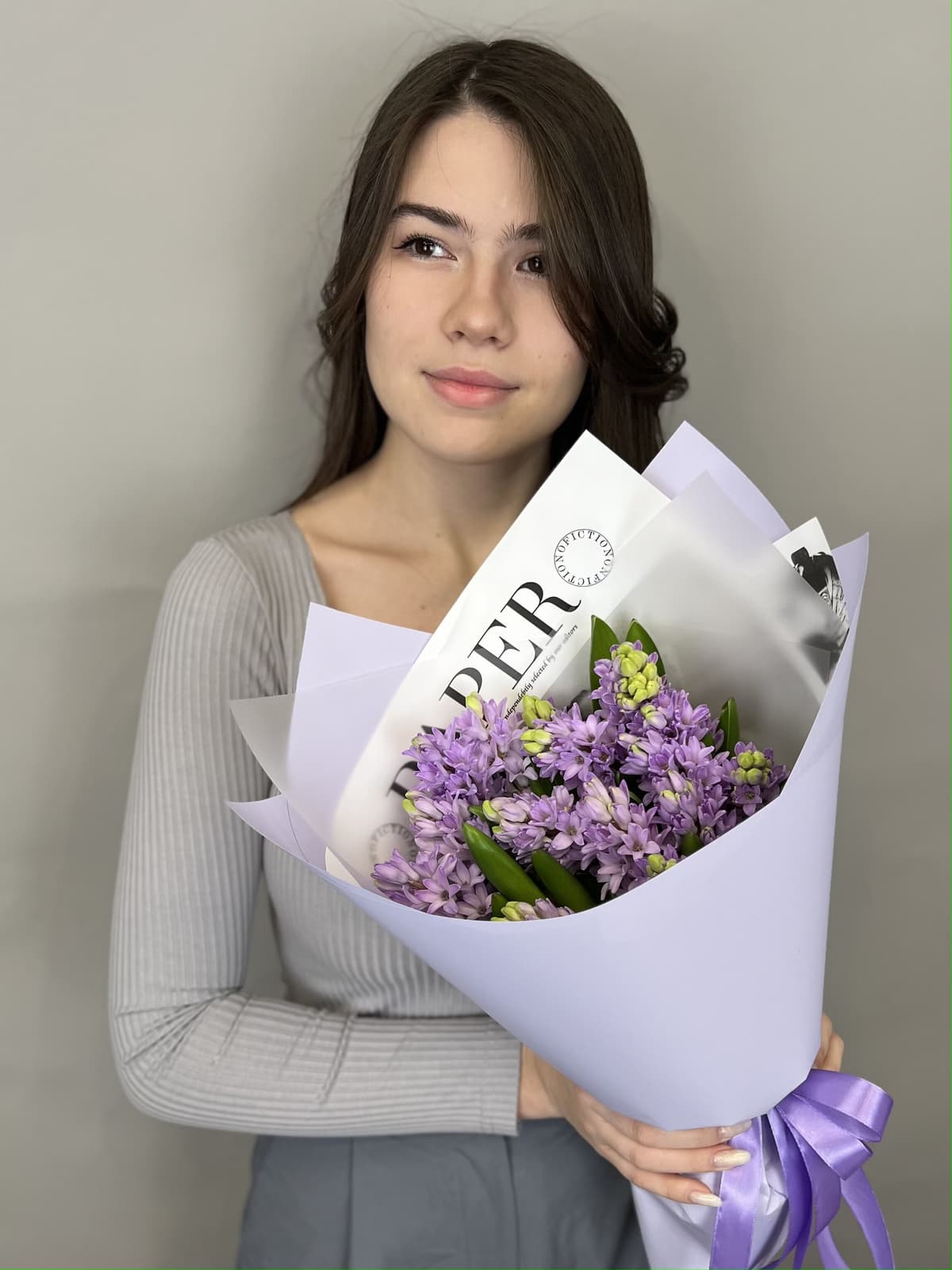 Букет из гиацинтов "Purple star" L Проспект