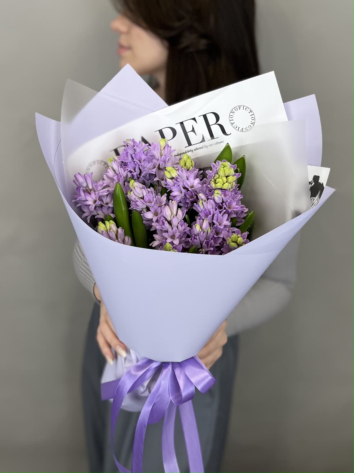 Букет из гиацинтов "Purple star" L Жукова