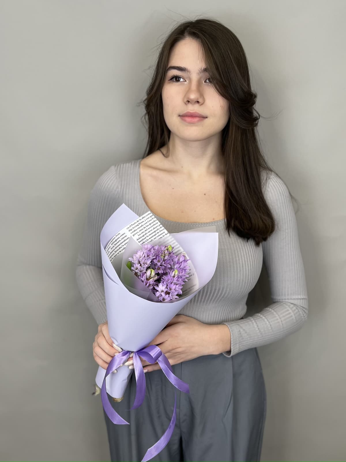 Букет из гиацинтов "Purple star" S Жукова