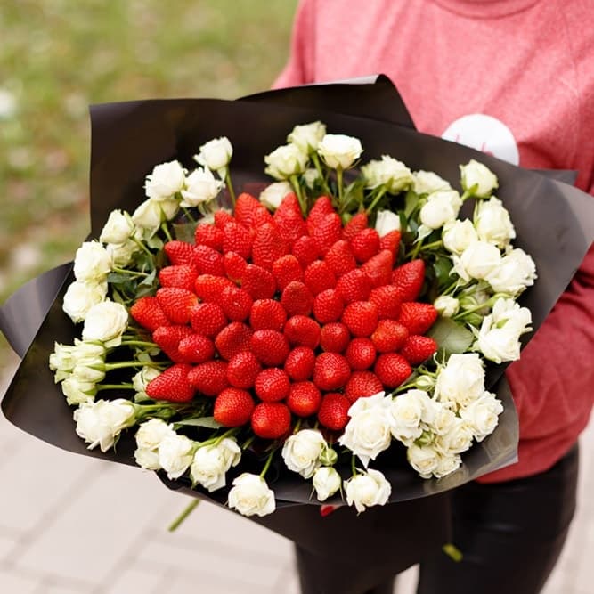 Букет из клубники "Лагуна"