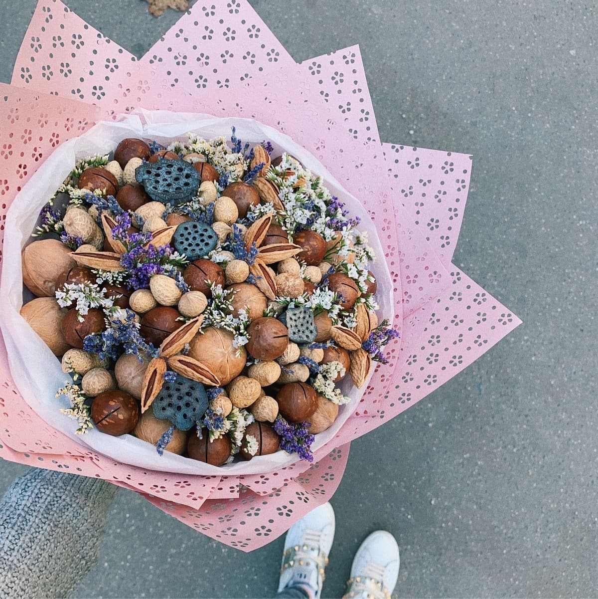 Букет из орехов "Воздушность"