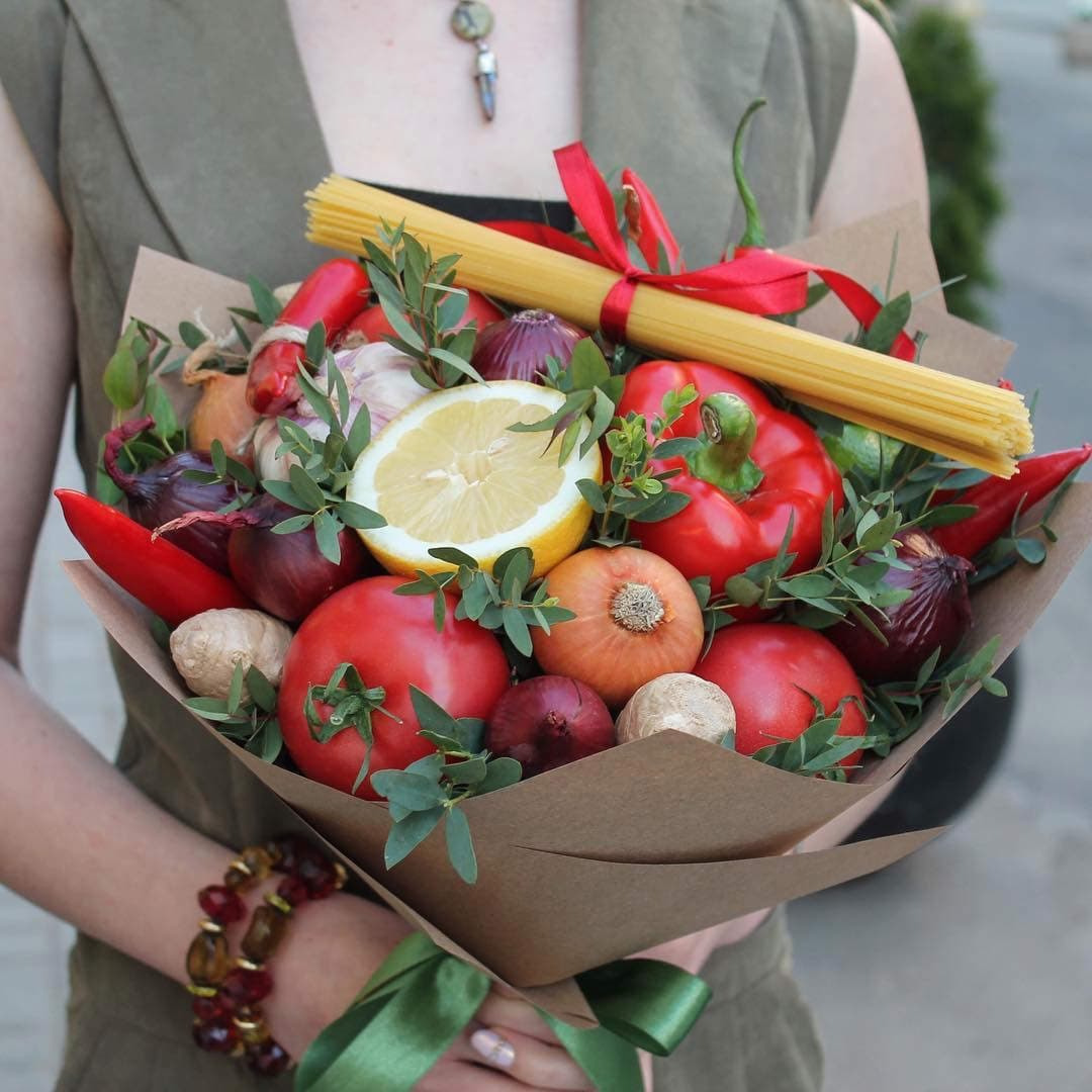 Букет из овощей "Паста"