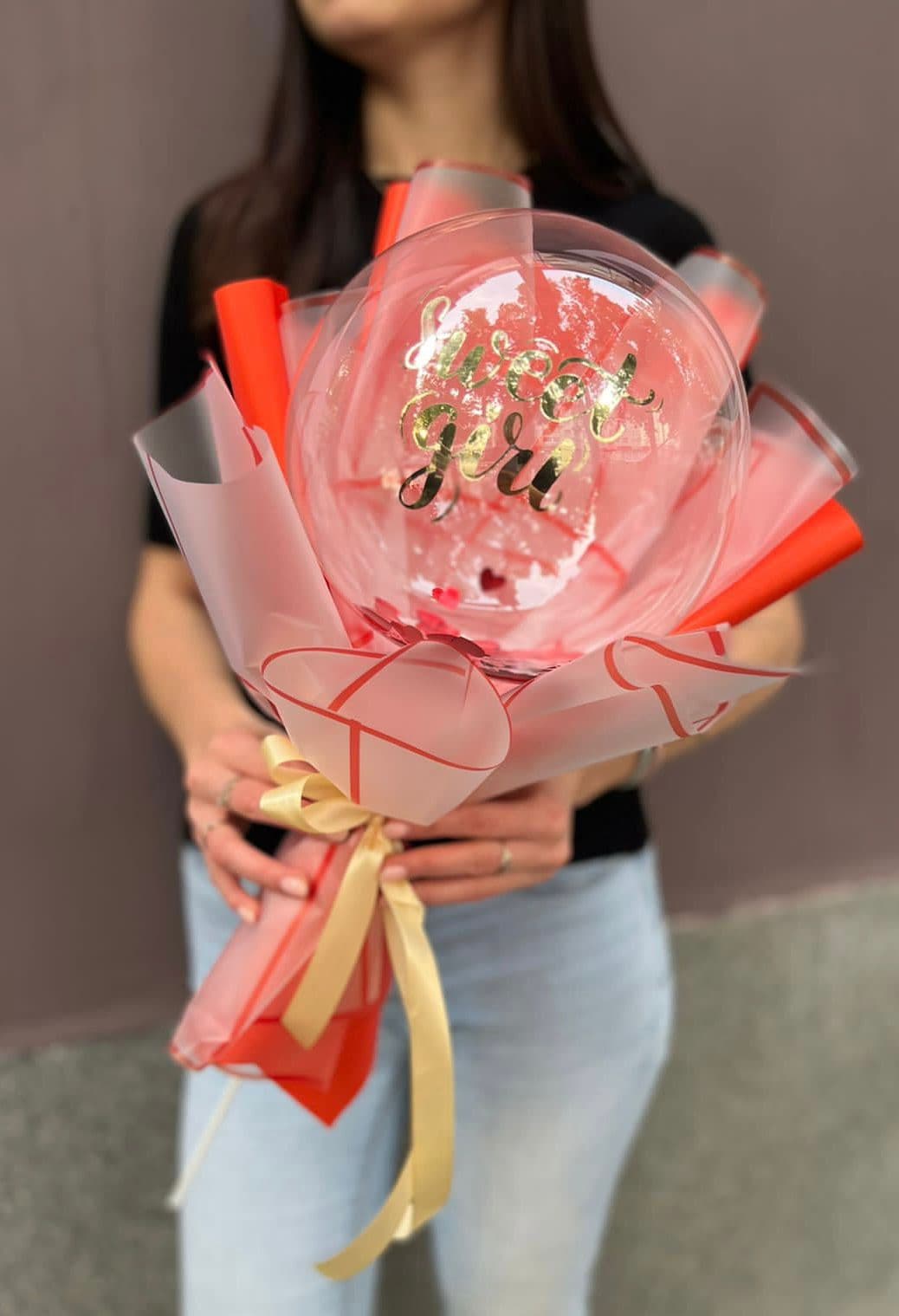 Букет из шаров "Красный"