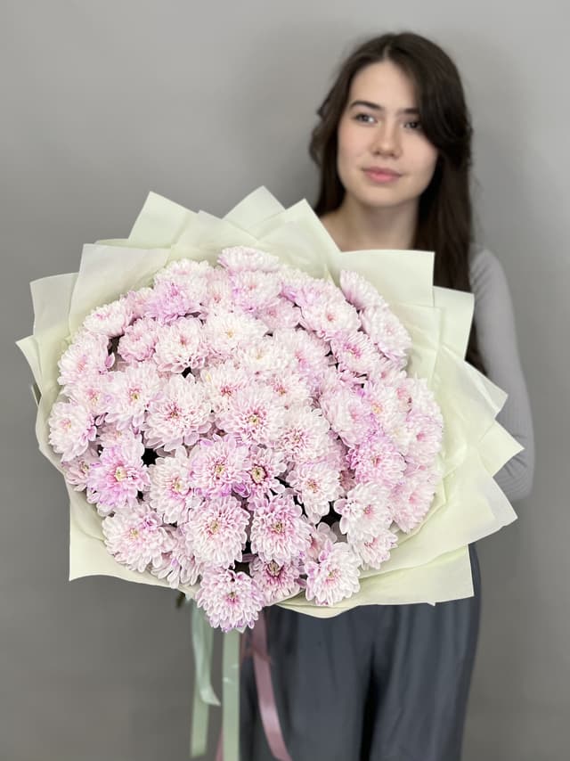 Букет хризантем "Ажур" L Букет хризантем "Ажур" L