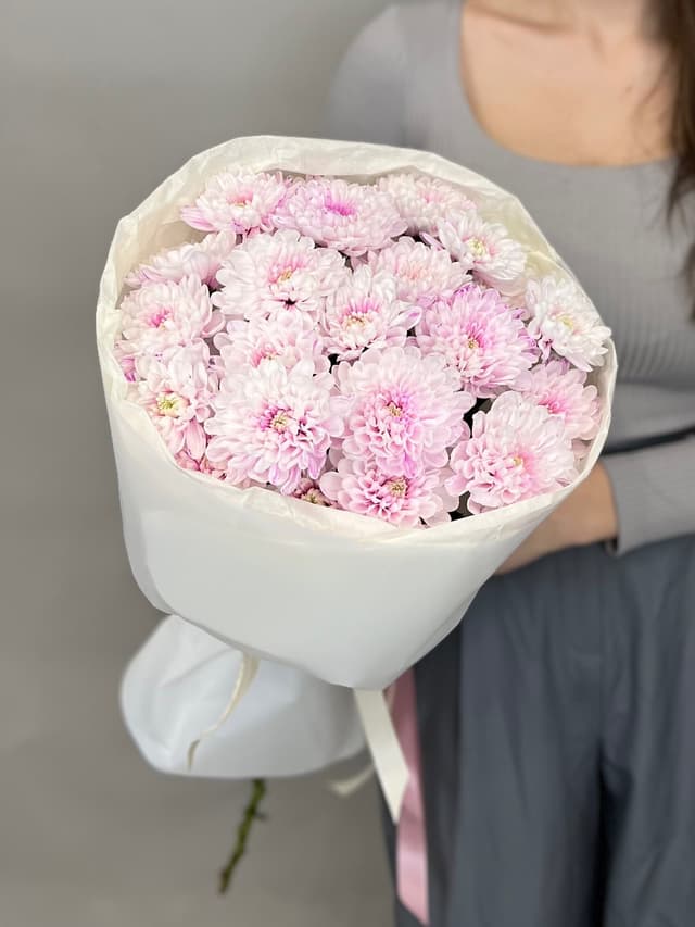 Красочный букет хризантем "Мари" Красочный букет хризантем "Мари"