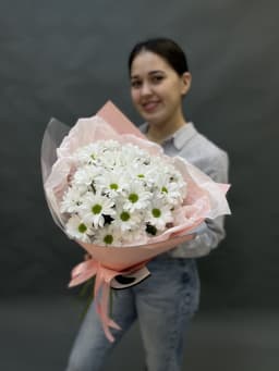 Стильный букет "Хризантемиум"