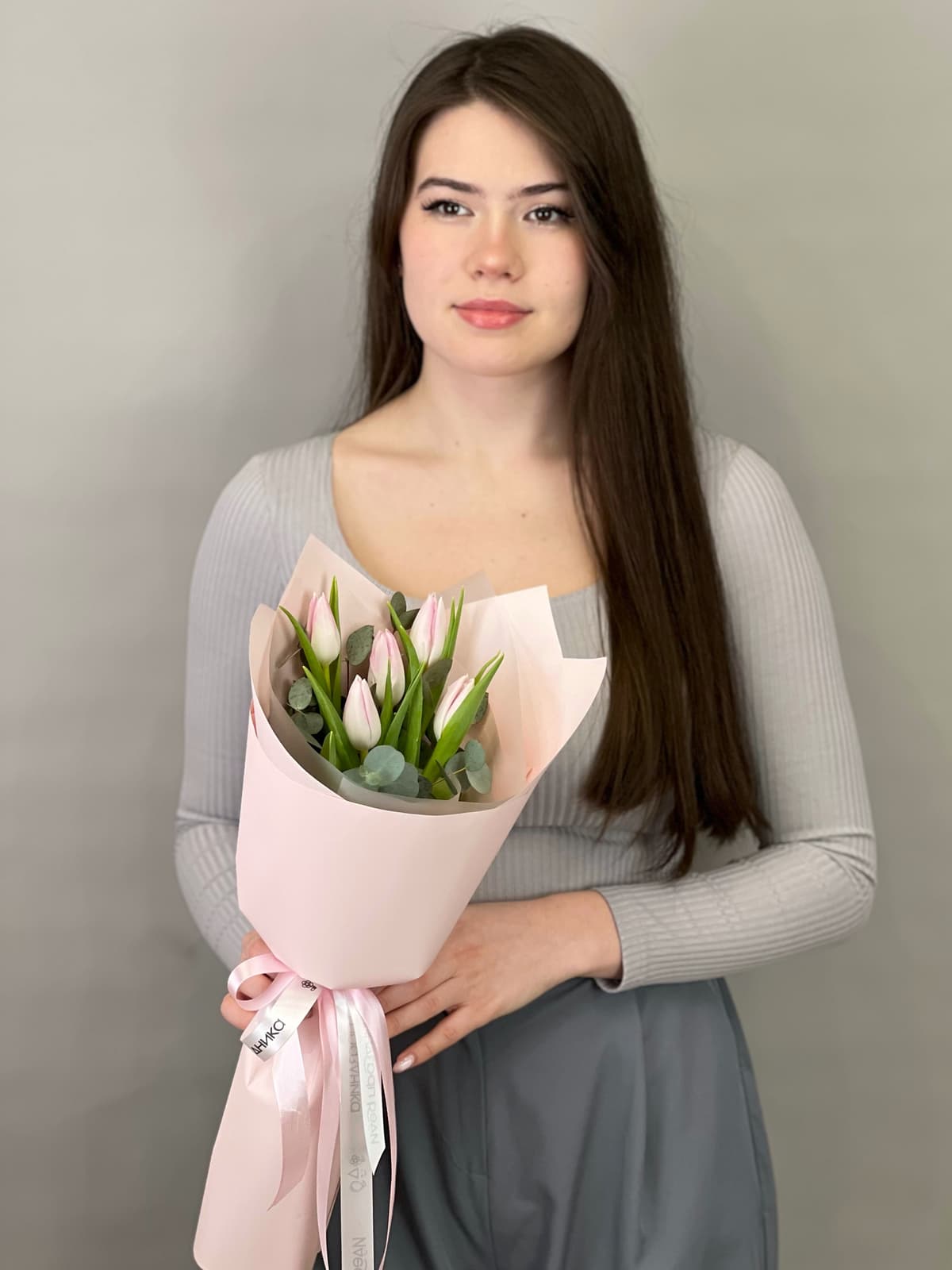 Прекрасный букет комплимент "Pinky"