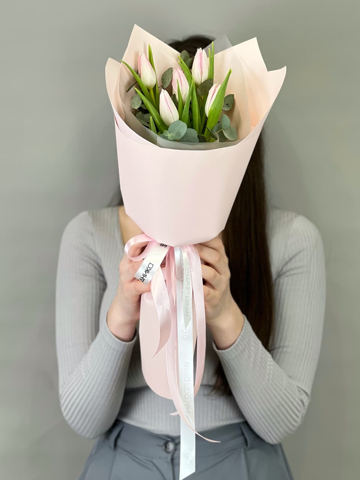 Прекрасный букет комплимент "Pinky"