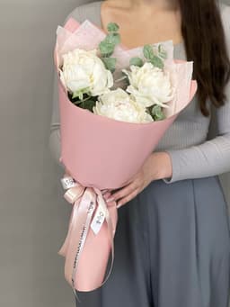 Букет-комплимент пионов "Одиль"