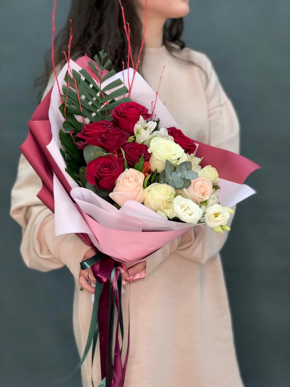 Букет "Красное вино"