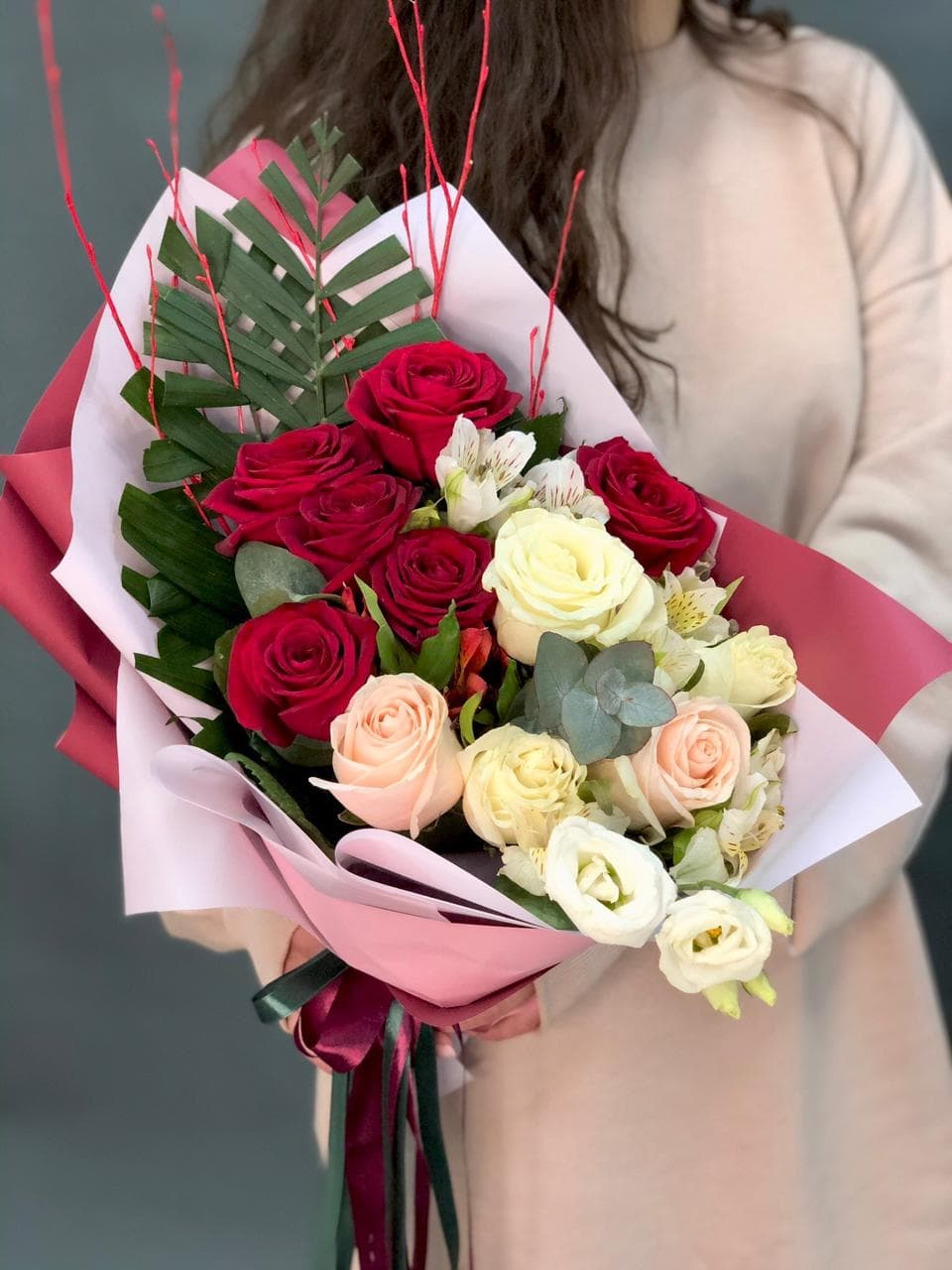 Букет "Красное вино"